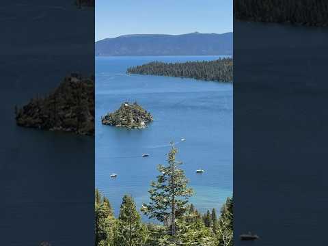 Stunning Emerald Bay in Lake Tahoe, North America’s largest alpine lake!