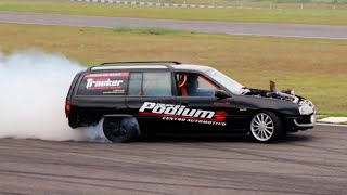 MANOBRAS RADICAS / DRIFT / CARROS ANTIGOS NO AUTÓDROMO DE GOIÂNIA - KM DE ARRANCADA