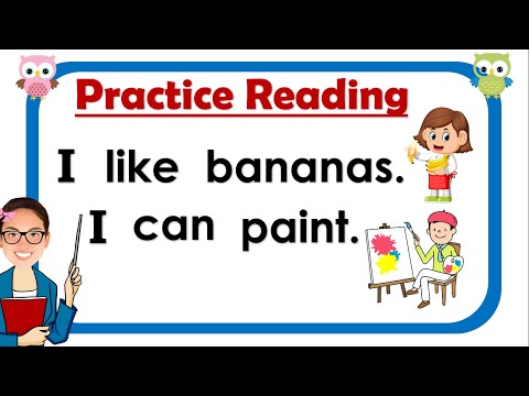 Practice Reading Sentences Part1ll Grade 1 & Grade 2 ll Teacher Ana Online Learning