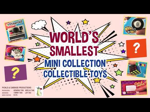 Blind bag unboxing of the World's Smallest Classic Mini Collectible Toys.