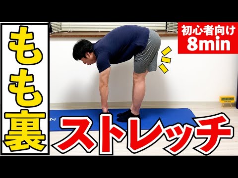 【８分で劇的変化！】前屈が出来るようになる！ハムストリングスのストレッチ！