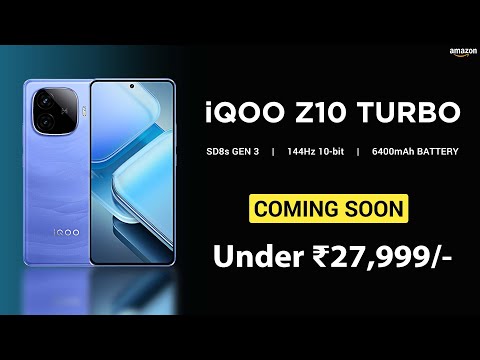 🔥 IQOO Z10 TURBO With Snapdragon 8s GEN 3 | ⚡ IQOO Z10 TURBO Specs, Price, Features, Launch in India