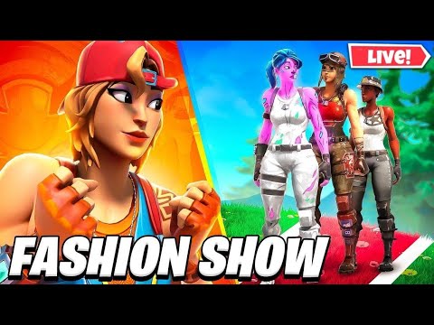 🔴 REAL FORTNITE FASHION SHOW + HIDE & SEEK LIVE! (WIN = 10,000 VBUCKS) CUSTOM MATCHMAKING + GIVEAWAY