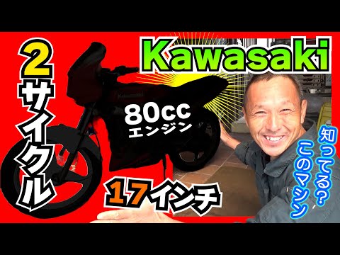 【新シリーズ】いきなりクランクシャフトがピンチ？ →カワサキ、２サイクル、80cc、17インチ･･･ 知らないバイクがやってきた！