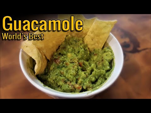 Guacamole : the BEST recipe