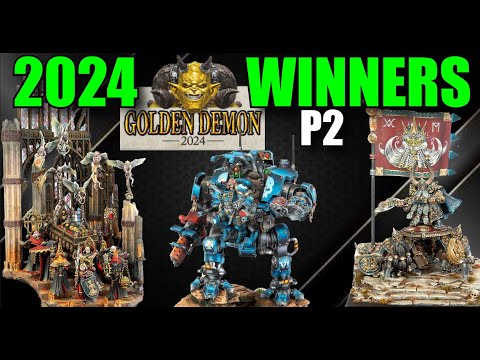 SHOCKINGLY GOOD Warhammer... P2 Warhammer Golden Daemon 2024 WINNERS! 40k Sigmar #New40k #NewAoS