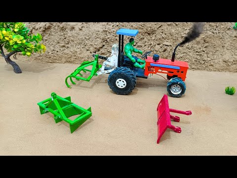 diy tractor modern agriculture bund maker machine for potato farming creative science project