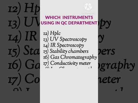 #qc #instruments #qualitycontrol #pharmacompanies