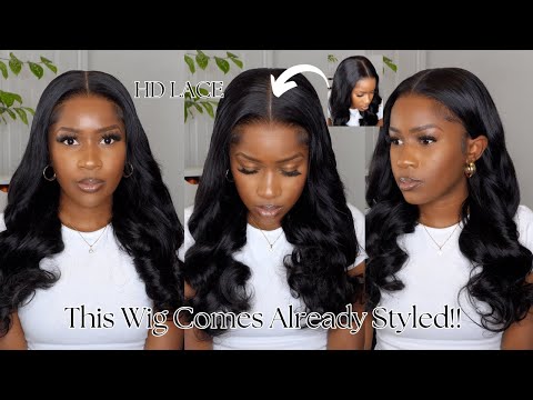 Super Realistic Closure Wig Install!This Wig Comes Styled For you! No Work Needed @wigginshair3902