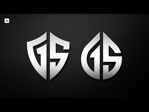 How to Design Two Distinct Monogram Logos with G & S | Adobe Illustrator Tutorial