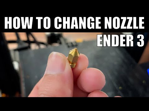 How to change / replace clogged nozzle on Ender 3 (quick and easy)