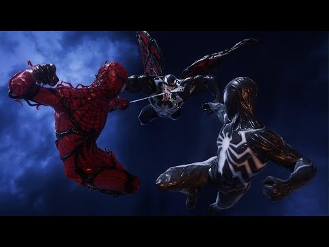 Marvel's Spider-Man 2 Spider-Man & Miles Morales Vs Venom Round 2 (Symbiote Edition)