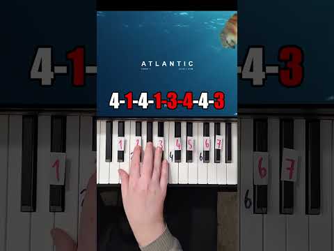 Atlantic Sleep Token Piano Tutorial #shorts