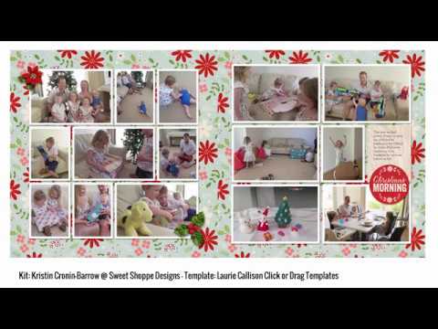 December Daily with Click or Drag Templates in Photoshop Elements 2018