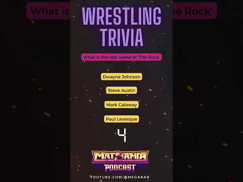 Today's Wrestling Trivia #shorts #trivia