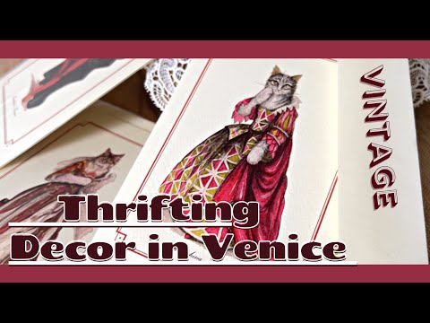 🛍️Thrifting in Venice Fabulous Vintage ! ! Shopping Time▫️4K