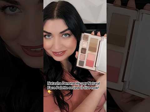 Natasha Denona New Hy-per Natural Face Palette #swatches #makeup #shorts #review #natashadenona #nd