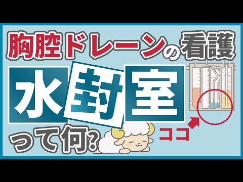 【今さら聞けない】胸腔ドレーンでの水封室の仕組み