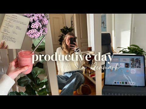 Productive Day in my Life  - How I Schedule, Favourite Books of 2023 + my Life in Denmark | Nika