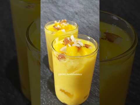 Mango shake | Quick Mango milkshake #shorts #mango #trending | Bong_familyfoodstory