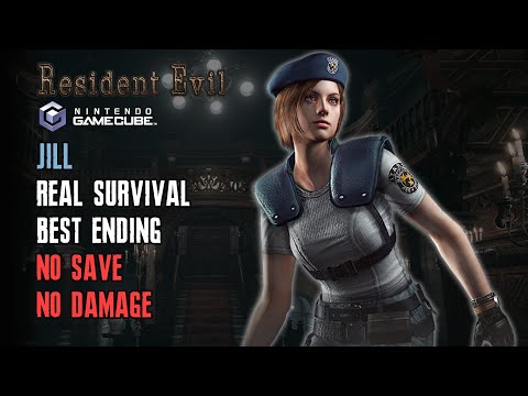 [Resident Evil Remake (GameCube)] Jill, Real Survival, Best Ending, No Save No Damage