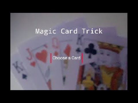 Card Trick - Reading your mind