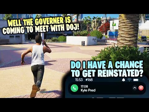 Nino Informs Pred About Governor Coming Through to Handle DOJ BS! | NoPixel RP | GTA RP