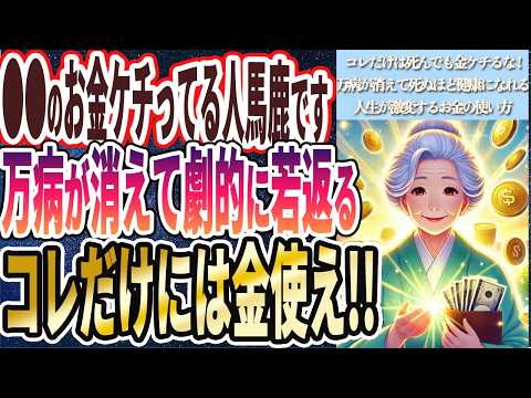 【●●には死んでも金かけろ！】「万病が消えて死ぬほど健康になれる、地上最強のお金の使い方を暴露します」を世界一わかりやすく要約してみた【本要約】