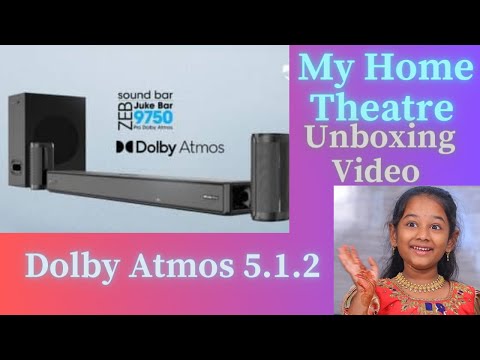 My Home Theatre Unboxing Video | Zebronics 9750 Dolby Atmos | 5.1.2 Channel 👍👍👌👌