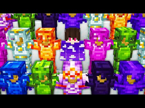 FIZ A MAIOR COLEÇÃO COM TODAS AS ARMADURAS DO AETHER - Minecraft Odisseia