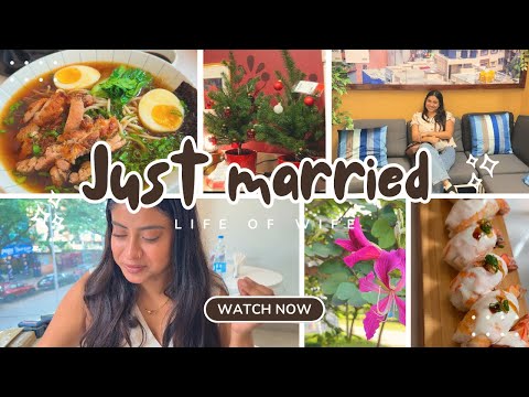 Life of Newlyweds away from family🌼| life in Bangalore 🌳| Ikea shopping | sushi date 🍣  #marriedlife