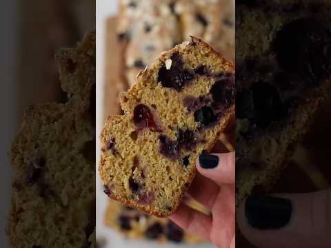 ONE BOWL WHOLE WHEAT BLUEBERRY BREAKFAST BREAD RECIPE | Kid Friendly Food