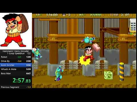 Hammerin' Harry (ARC) Speedrun 6:31