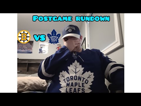 Leafs Vs Bruins Postgame Rundown April 24 2024 Round 1 Game 3 of the 2024 playoffs