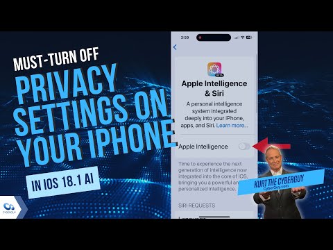 Must-turn off privacy settings on your iPhone in iOS 18.1 AI | Kurt the CyberGuy