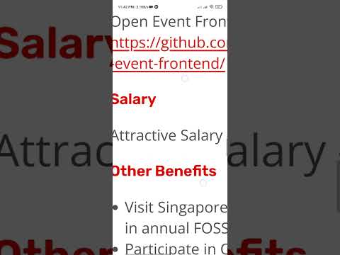 FOSSASIA internship opportunity #2022 #offcampusdrive #workfromhome #hiring #internship #remotework