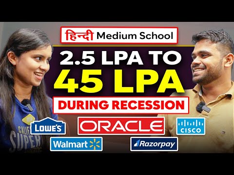 From 2.5 LPA to 45 LPA in RECESSION 2023 🔥 | How She Cracked 6 Offers During Mass Layoffs