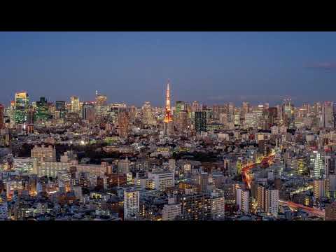 【東京 タイムラプス】恵比寿ガーデンプレイス・スカイラウンジからの夕景