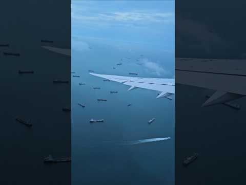 从新加坡樟宜机场起飞 Take off from Singapore Changi Airport