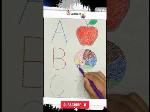 ABCD , a for apple #drawing #alphabetsong #shorts #abcd