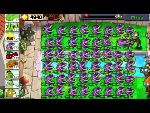 Plants vs Zombies // Chomper vs Zombies // Gameply: