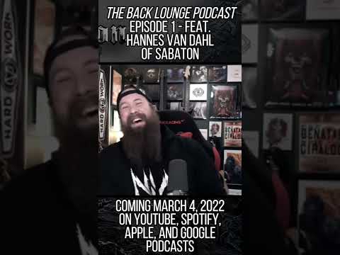 (TEASER) The Back Lounge Podcast: Ep 1 - Hannes Van Dahl (Sabaton)