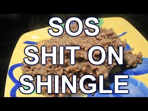 How to Cook SOS r Shit on a Shingle ~ Poor Folks Style ~