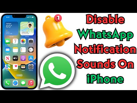 How to Disable WhatsApp Notification Sound on iPhone | Turn Off WhatsApp Notification Sound iPhone