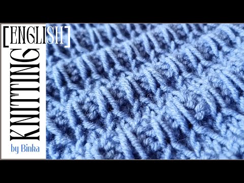 [English] How to knit an original simple stitch for beginners.