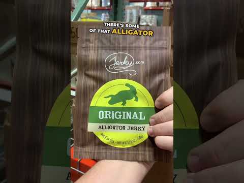 Is it mixed? Absolutely not! Check it out in our TikTok shop!!!! #jerky #aligator #gator #exotic