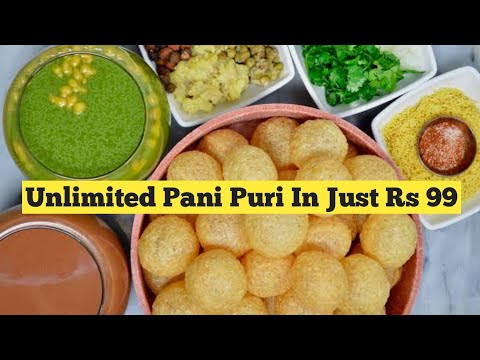 Unlimited Pani Puri only in Rs 99 | Panipuri.com in Nadiad | Unlimited Pani Puri | VlogGoals