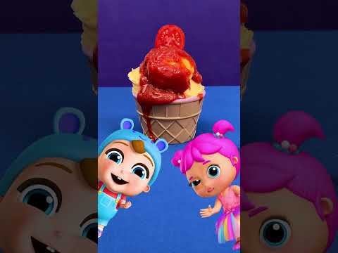 Ice Cream with Ketchup, Cookies and Broccoli!🍦🥦 Yucky! | Little Angel And Friends Kid Songs