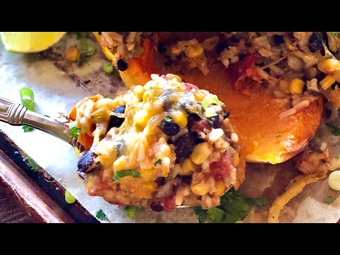 Southwest Stuffed Butternut Squash