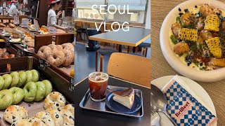 VLOG ✈️ 겨울 맞이 서울여행 브이로그 🖤,  맛집 추천, 런던베이글🥯, 알라딘뮤지컬, 성수팝업, 혜화연극